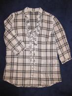 McGregor Mc Gregor blouse overhemdbouse wit zwart 36 S, Kleding | Dames, T-shirts, Ophalen of Verzenden, Wit, Zo goed als nieuw