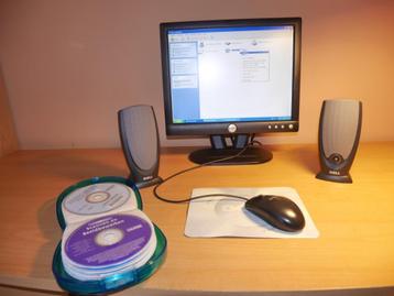 Computer Windows XP vintage muis 2 boxen toetsenbord scherm beschikbaar voor biedingen