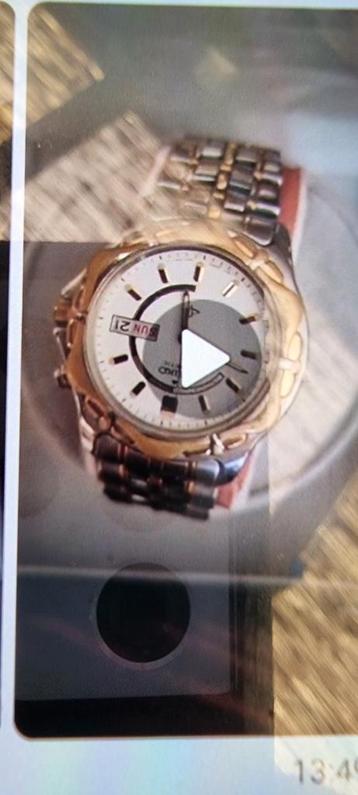   Horloge. HerenSeiko kinetic  met horloge opwinder beschikbaar voor biedingen