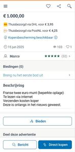 ongecirculeerd, Postzegels en Munten, Ophalen of Verzenden