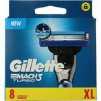 Gillette Mach3 Turbo Scheermesjes 8 stuks, Ophalen, Nieuw, Gehele gezicht