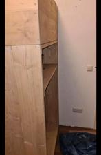 hoogslaper met bank en kast, Huis en Inrichting, Slaapkamer | Bedden, Ophalen, Gebruikt, 90 cm, Eenpersoons