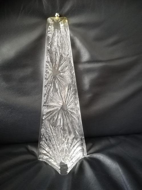 kristal kristallen lampenvoet lamp voet tafellamp, Huis en Inrichting, Lampen | Tafellampen, Gebruikt, 50 tot 75 cm, Glas, Ophalen