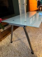 IKEA Bureau met Glazen Blad, Huis en Inrichting, Ophalen, 100 tot 150 cm, 50 tot 75 cm, 150 tot 200 cm
