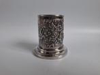 Mooi vintage verzilverd lepelvaasje, Ophalen of Verzenden, Zilver