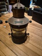Antiek Koperen Ankerlicht, Ophalen of Verzenden