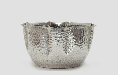Art Deco / verzilverde metalen kom, Antiek en Kunst, Antiek | Goud en Zilver, Zilver, Ophalen