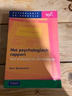 Het Psychologisch Rapport - Aart Kooreman, Boeken, Ophalen, Zo goed als nieuw, Klinische psychologie