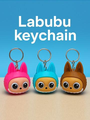 Labubu keychain, Sieraden, Tassen en Uiterlijk, Kindersieraden, Nieuw, Hanger, Overige kleuren, Ophalen of Verzenden