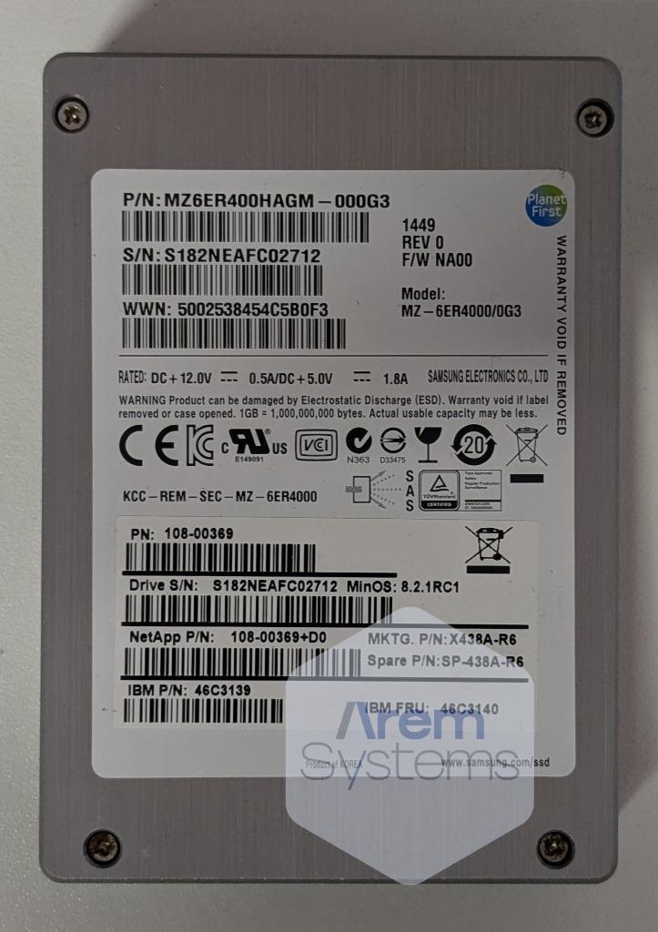 400GB SAS SSD, Computers en Software, Harde schijven, Refurbished, Server, Intern, SSD, SAS, Ophalen of Verzenden