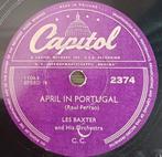 Les Baxter Orchestra – April In Portugal / Suddenly-78 RPM, Gebruikt, 10 inch, Single, Ophalen of Verzenden