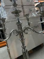Kandelaar zilver 5arm 82cm hoog 5 stuks, Ophalen, Gebruikt, Overige kleuren, Kandelaar