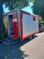 Toiletwagen verhuur ludiek aangekleed, Ophalen