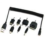 GSM laadkabel USB universeel 7-delig, Telecommunicatie, Mobiele telefoons | Telefoon-opladers, Nieuw, Verzenden