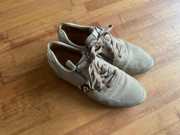 Gabor Sneakers Maat 38,5 beige bruin goud maat 5.5, Kleding | Dames, Schoenen, Gedragen, Sneakers of Gympen, Beige, Ophalen of Verzenden