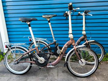 2x Z.G.A.N DAHON Ciao Vouwfietsen met 7 Versnellingen beschikbaar voor biedingen