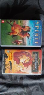 Disney VHS: Spirit & Leeuwenkoning II, Cd's en Dvd's, VHS | Film, Alle leeftijden, Ophalen of Verzenden, Zo goed als nieuw, Actie en Avontuur