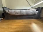 Woood bedbank Dennis met bijbehorend bureau, Ophalen, Gebruikt, 180 cm of meer, 85 tot 100 cm