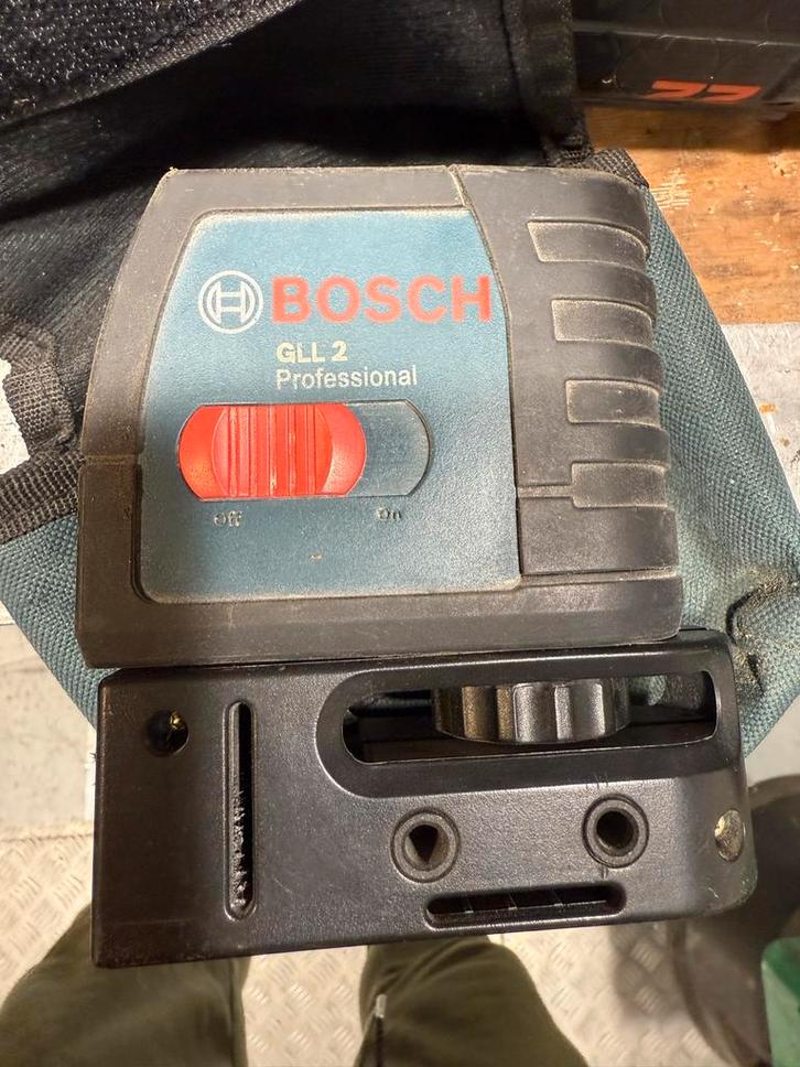 Twee Lijnlasers: Bosch & Stanley FatMax, Doe-het-zelf en Verbouw, Meetapparatuur, Gebruikt, Licht, Ophalen of Verzenden