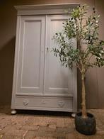 Grote grenen linnenkast kledingkast bezorgen mogelijk, Ophalen of Verzenden