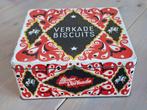 Vintage Verkade koektrommel, Verzamelen, Speldjes, Pins en Buttons, Ophalen, Gebruikt, Merk