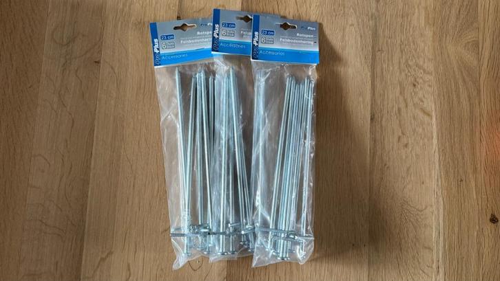ProPlus rotspennen 23 cm (18 stuks), Caravans en Kamperen, Tentaccessoires, Nieuw, Ophalen