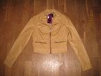 ***NIEUW*** Ann Christine nepleren camelkleurige jas maat XS, Bruin, Nieuw, Ophalen of Verzenden, Ann Christine