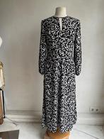 zara maxi jurk zwart wit maat m, Kleding | Dames, Jurken, Maat 38/40 (M), Verzenden, Zo goed als nieuw, Onder de knie