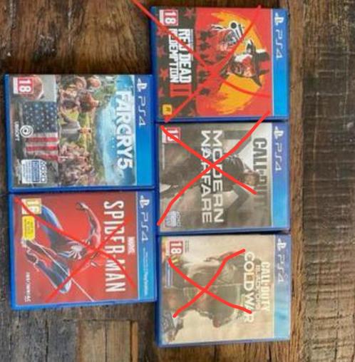 Ps4 games, Spelcomputers en Games, Games | Sony PlayStation 4, Gebruikt, Vanaf 18 jaar, Online, Verzenden