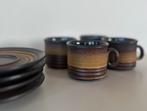 Vintage koffiekopjes met schotel, Ophalen of Verzenden