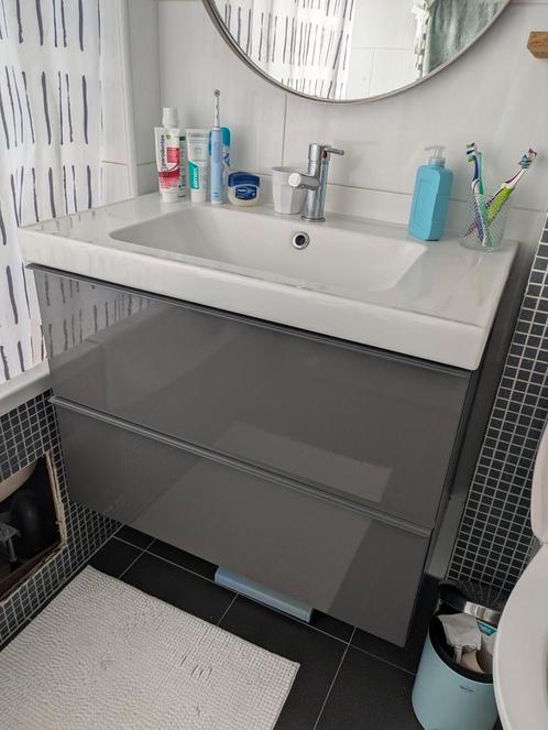 Mooi badkamer meubel 80brx45dx48hg, met twee lades! SNEL WEG, Huis en Inrichting, Badkamer | Badkamermeubels, Gebruikt, Wasbak of Wastafel