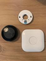Google Nest Thermostaat 3e Gen Zwart + Heatlink, Doe-het-zelf en Verbouw, Thermostaten, Gebruikt, Ophalen of Verzenden, Google