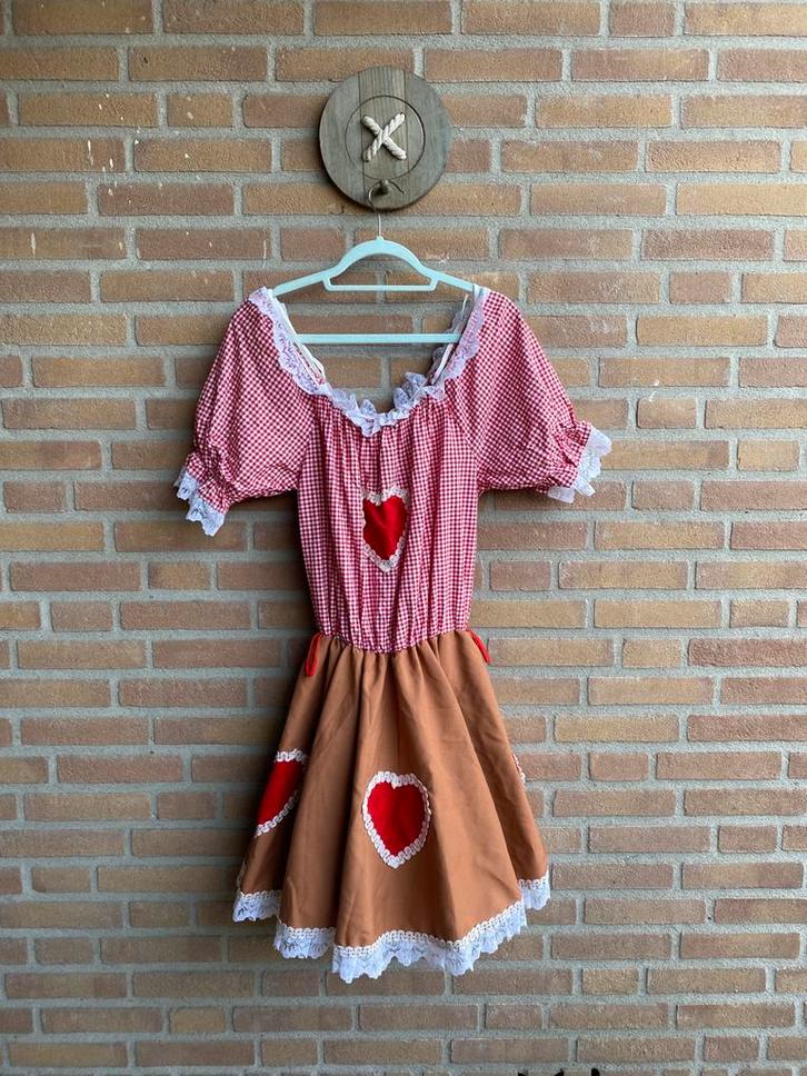 Tirolerjurk oktoberfest, Kleding | Dames, Carnavalskleding en Feestkleding, Zo goed als nieuw, Kleding, Carnaval, Maat 42/44 (L)