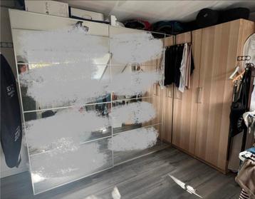 Ikea pax kast met hoekgedeelte en spiegeldeuren
