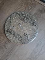 Moderne Plafonlamp - Zilverkleurig Metaal, Ophalen of Verzenden, Zo goed als nieuw, Metaal, Modern