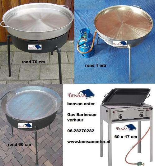 Barbecue oliebollenbak diverse maten modellen bensan enter, Hobby en Vrije tijd, Feestartikelen | Verhuur, Zo goed als nieuw, Overige