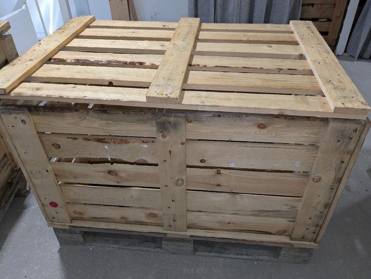 palletkisten verschillende maten, Doe-het-zelf en Verbouw, Kratten en Dozen, Zo goed als nieuw, Bak of Kist, 100 cm of meer, 50 cm of meer