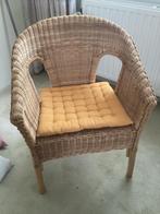 Rieten stoeltjes, Ophalen, Gebruikt, Bruin, Riet of Rotan