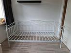 Metalen Bedbank Karwei - 90x200 cm, Huis en Inrichting, Slaapkamer | Bedden, Ophalen, Gebruikt, 90 cm, Eenpersoons