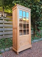 Antieke Art Deco eendeurskast ondiep linnenkast vintage kast, Ophalen of Verzenden