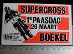 2x sticker supercross 1e paasdag boekel motorcross motocross, Verzamelen, Stickers, Sport, Ophalen of Verzenden, Zo goed als nieuw