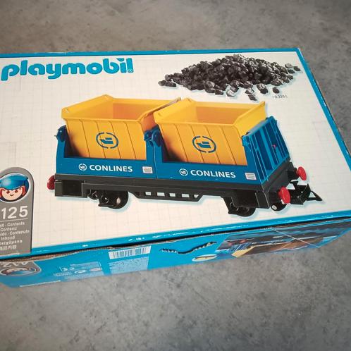 Playmobil 4125 steenkolen kiepwagon compleet in OVP, Kinderen en Baby's, Speelgoed | Playmobil, Zo goed als nieuw, Complete set