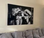 Ladies Kiss me - Jordi gomez plexi glas schilderij 180 x 120, 125 cm of meer, Ophalen of Verzenden, Zo goed als nieuw, Schilderij