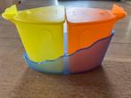 Tupperware Melk- en Suikerkannetje, Huis en Inrichting, Keuken | Tupperware, Ophalen of Verzenden, Gebruikt, Geel, Beker of Kan