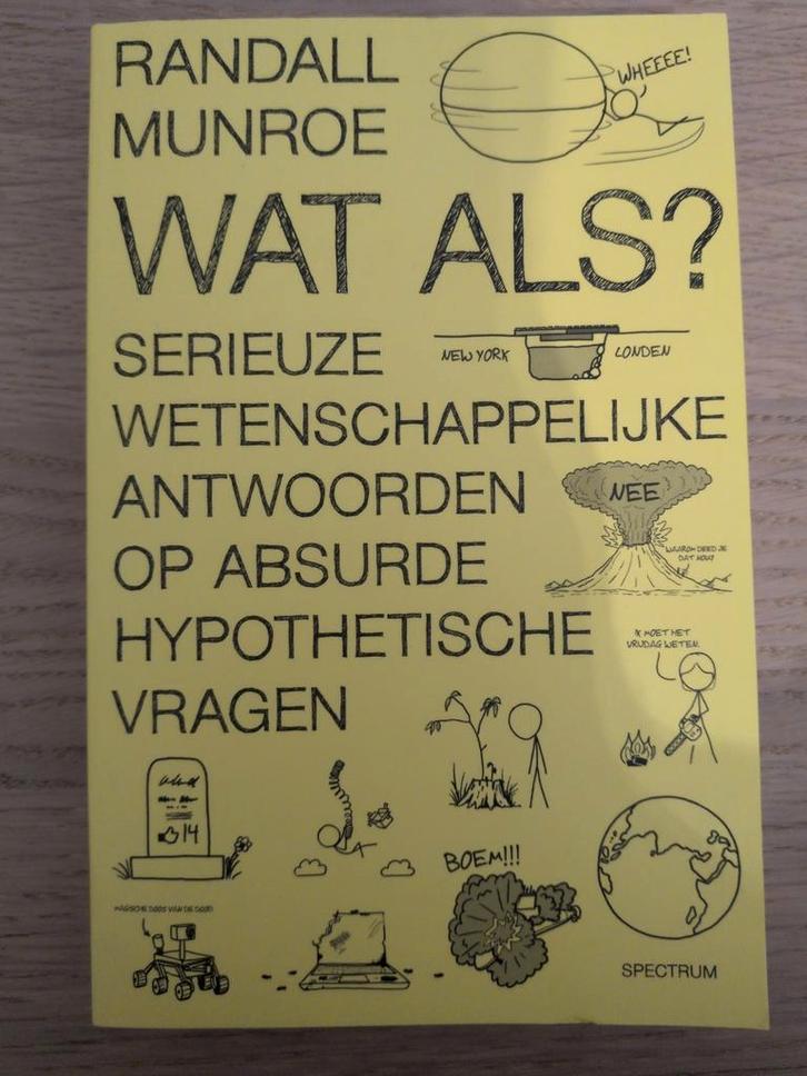 Randall Munroe - Wat als?, Boeken, Overige Boeken, Zo goed als nieuw, Ophalen