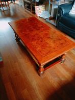 Salontafel notenhout, Ophalen, Gebruikt, 100 tot 150 cm, 50 tot 75 cm