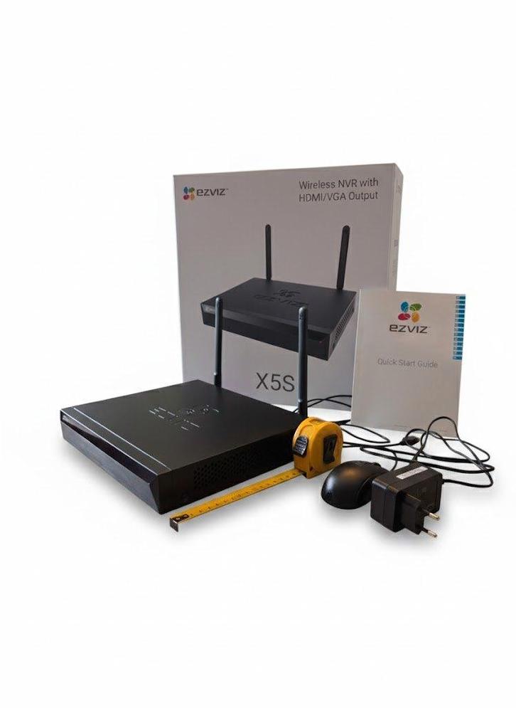 EZVIZ NVR XS5 videobewakingrecorder incl 2TB WD harddisk, Audio, Tv en Foto, Videobewaking, Zo goed als nieuw, Binnencamera, Ophalen