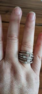 Ti Sento zilveren ring maat 58 - z.g.a.n., Sieraden, Tassen en Uiterlijk, Ringen, 18 tot 19, Ophalen of Verzenden, Zo goed als nieuw