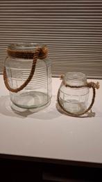 2 Glazen potten, Ophalen