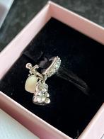 Baby Teddybeer Hangende Bedel / Pandora charm, Met strass, Pandora, 1 bedel, Ophalen of Verzenden